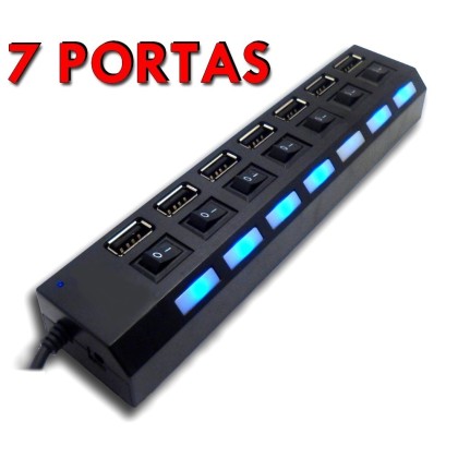 HUB 7 PORTAS USB - KNUP